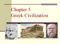Chapter 5 Greek Civilization PowerPoint PPT Presentation