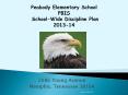 Peabody Elementary School PBIS  School-Wide Discipline Plan 2013-14 PowerPoint PPT Presentation