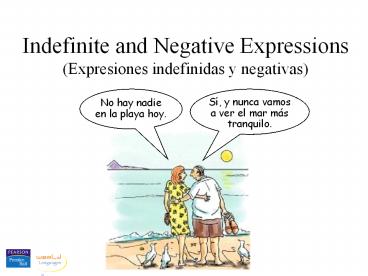 Negative expressions