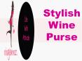 Stylish Wine Purse PowerPoint PPT Presentation