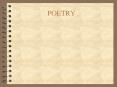POETRY PowerPoint PPT Presentation