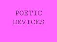 POETIC DEVICES PowerPoint PPT Presentation