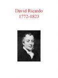 David Ricardo 1772-1823 PowerPoint PPT Presentation