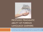 Profiling Pragmatic Ability of Foreign Language Learners