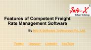 Features of Competent Freight Rate Management Software
