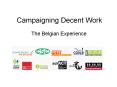 Campaigning Decent Work PowerPoint PPT Presentation