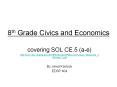 8th Grade Civics and Economics PowerPoint PPT Presentation