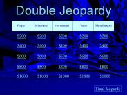 Double Jeopardy
