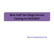 New VoIP San Diego Service Coming to EXCEDEO!