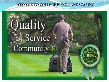 Landscaping Design & Installation