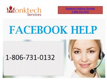 Contact for Facebook Help Number 1-806-731-0132
