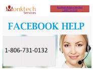 Contact for Facebook Help Number 1-806-731-0132 (1)