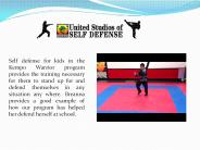 self defense for kids