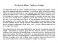 The Facts About Fat Loss Today PowerPoint PPT Presentation