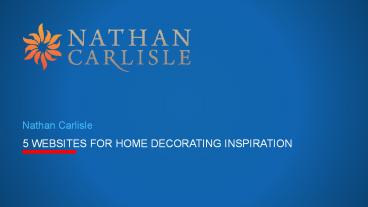 5 Websites for Decorating Inspiration