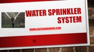 Water Sprinkler System Manufacturer & Supplier