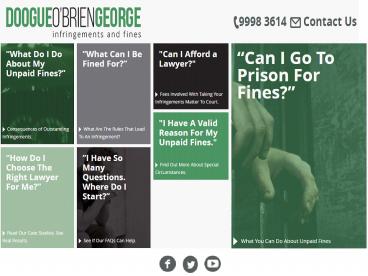 Doogue O'Brien George infringement and fines