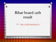 Bihar board 12th result 2016