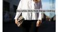 Buy white shirts from Mango Clothing