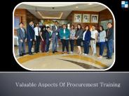 Valuable Aspects Of Procurement Training