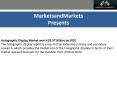 Holographic Display Market worth $3.57 Billion by 2020 - New Report by MarketsandMarkets PowerPoint PPT Presentation
