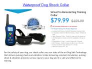 waterproof dog shock collar