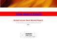 Global Leisure Boat Market Report: 2016 Edition - New Report by Koncept Analytics PowerPoint PPT Presentation