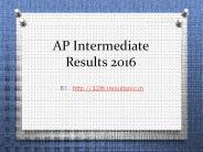 AP Intermediate Results 2016