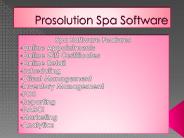 Prosolution Spa Software