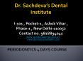Periodontics Training Courses in Delhi PowerPoint PPT Presentation