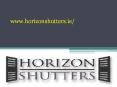 Shaped shutters - www.horizonshutters.ie PowerPoint PPT Presentation