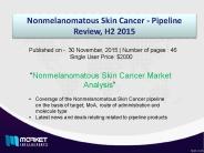 Nonmelanomatous Skin Cancer Market Analysis