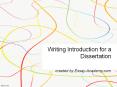 Writing Introduction for a Dissertation PowerPoint PPT Presentation