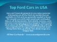 Top class Ford cars for sale in USA