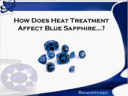 How Does Heat Treatment Affect Blue Sapphire