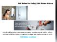 Hot Water Servicing | Hot Water System PowerPoint PPT Presentation