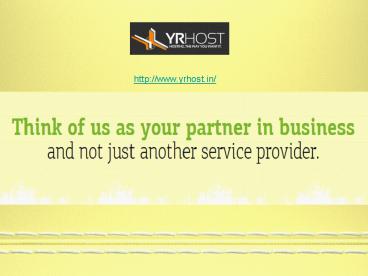 Business Email Hosting YRHost