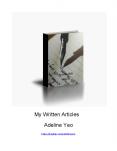 Free E-book My Written Articles PowerPoint PPT Presentation