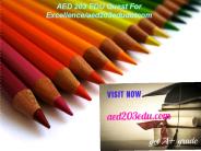 AED 203 EDU Quest For Excellence/aed203edudotcom