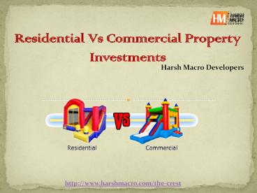 Residential Vs Commercial Property Investments