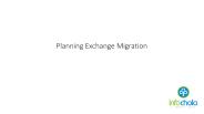 Planning Exchange Migration - infochola