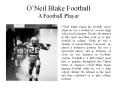 O’Neil Blake Football A Football Player PowerPoint PPT Presentation