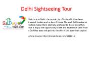 Delhi Sightseeing Tour