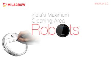 Milagrow BlackCat3.0 - Robotic Vacuum Cleaner