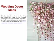 Wedding Decor Ideas