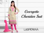Georgette Churidar suits