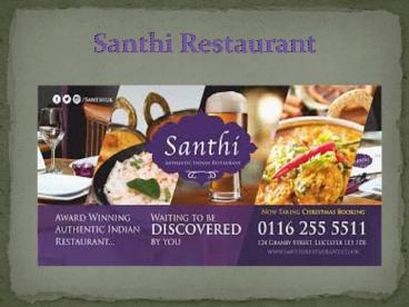 Leicester Restaurants