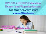 OPS 571 GENIUS educatorops571geniusdotcom