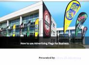 How to use Advertising Flags for Business