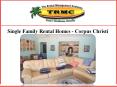 Single Family Rental Homes - Corpus Christi PowerPoint PPT Presentation